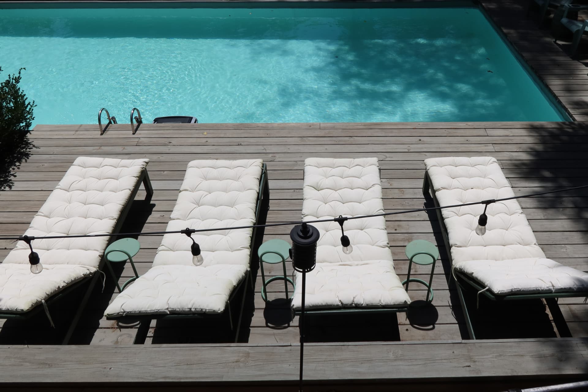 Deck Design & Build — Pool deck with 2 integrated retaining walls
